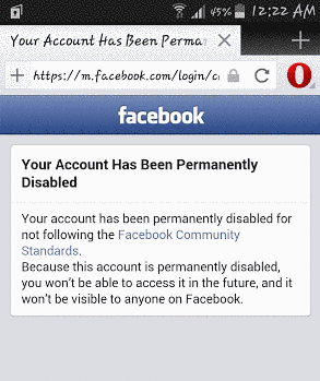 Recover Permanently Disabled Facebook Account